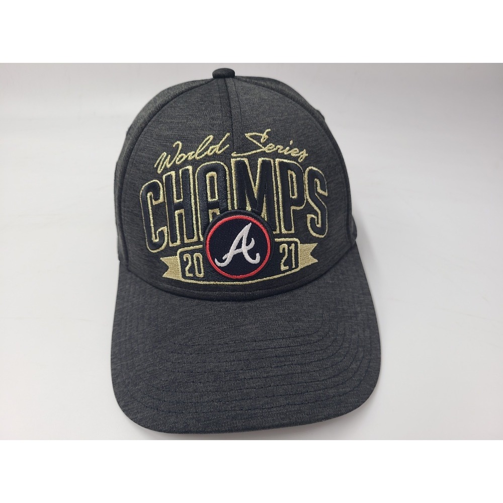 Atlanta Braves 2021 World Series Champions New Era 9Forty Snapback Hat Cap Champ